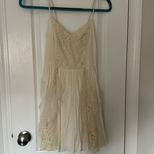 Abercrombie & Fitch Ivory/Cream Dress